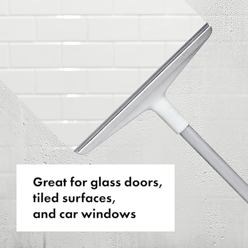 OXO Good Grips Aluminum Extendable Squeegee, Adjustable Shower Squeegee for Glass Doors
