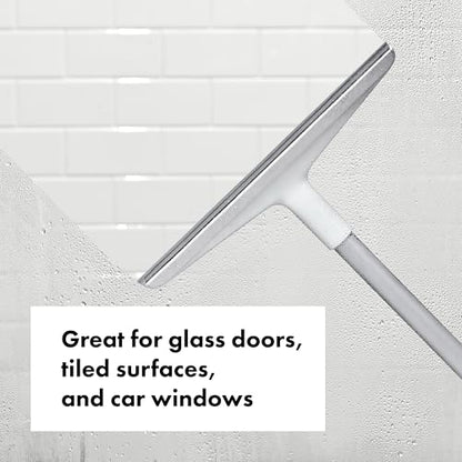 OXO Good Grips Aluminum Extendable Squeegee, Adjustable Shower Squeegee for Glass Doors