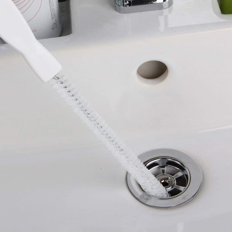 Sink Drain Overflow Cleaning Brush, Bendable Long Pipe Cleaners, Household Sewer Hair Catcher Cleaning Tools