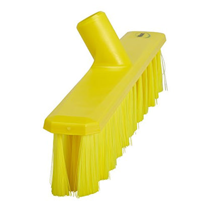 Vikan 15 1/4 in Sweep Face Broom Head, Soft, Synthetic, Yellow 31716-1 Each