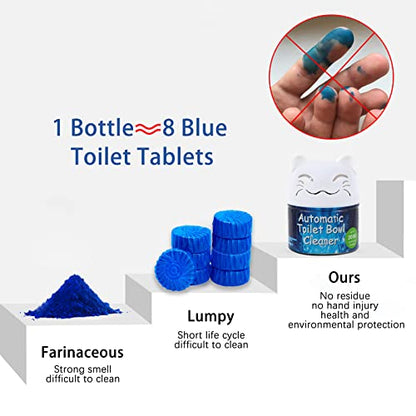 Simple Life Toilet Bowl Cleaner | Automatic Long-Lasting Toilet Bowl Cleaner Tablets | Easy-To-Use, Septic Safe Toilet Cleaner in Bottle | Powerfully Cleans and Prevent Stain Build Up | 3 Count - size: 3 Count (Pack of 1)