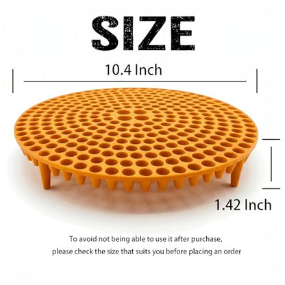 10.4" Heavy Duty Car Wash Bucket Insert (2-Pack) & Wash Mitt Kit - 10.6 oz Detailing Dirt Separator & Grit Trap, Scratch-Free Auto Wash, Fits 3.5 to 5 Gallon Buckets (Orange Kit) - color: 2pack Orange