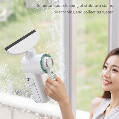 Handheld Glass Cleaner Vacuum | Cordless Squeegee Electric Window Cleaner 3000mAh for Car Shower Door