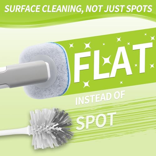 Toilet Bowl Cleaner Wand Refills Compatible with CLOROX, 63 Count Disposable Toilet Brush Refills, Replacement Heads for Toilet Cleaning System - size: 63 Count (Pack of 1)
