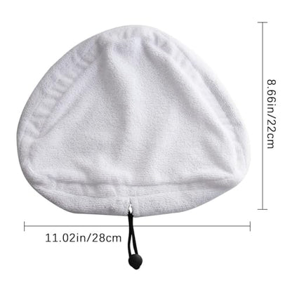 3Pcs Triangular Steam Mop Replacement Pads, Washable Microfiber Cleaning Pads 11.02 x 8.66 Inches