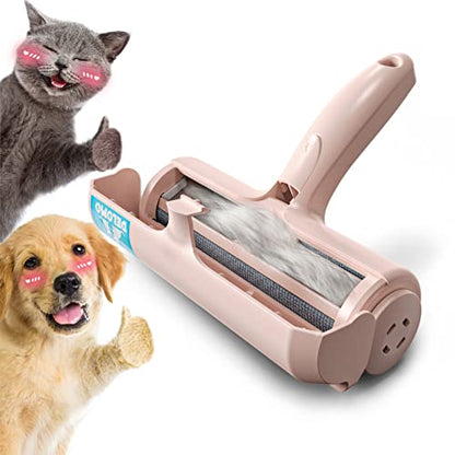 DELOMO Pet Hair Removal Tool, Pet Hair Remover - Lint Roller for Pet Hair - Cat and Dog Hair Remover for Couch, Furniture, Carpet, Car Seat, Reusable Lint Roller with Fur Bin, Pet Owner Essential - color: D: Pink（gift Choice）