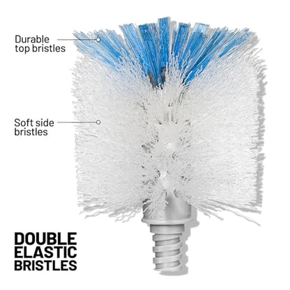 Bottle Brush Refills for OXO Stainless Steel Bottle Brush Only, 8 Pack Bottle Brush Replacement Head for Clean Water Bottle, Baby Bottle, Glasswares, Mugs