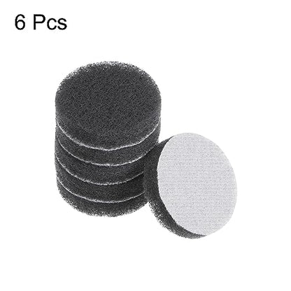 HARFINGTON 6pcs Drill Power Brush 2 inch Tile Scrubber Scouring Pads 800-1000 Grit for Bathroom Kitchen Household Cleaning - color: Grey, size: 800-1000 Grit