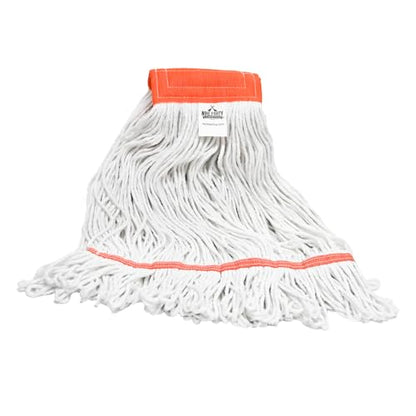 Nine Forty 2-Pack Industrial and Commercial-Grade Looped End Wet Mop Head Refill - Heavy Duty 20 Inch 4-Ply Premium Synthetic Yarn - for Optimal Absorption and Durability - White (2 Pack, Large) - color: White (Pack of 2)