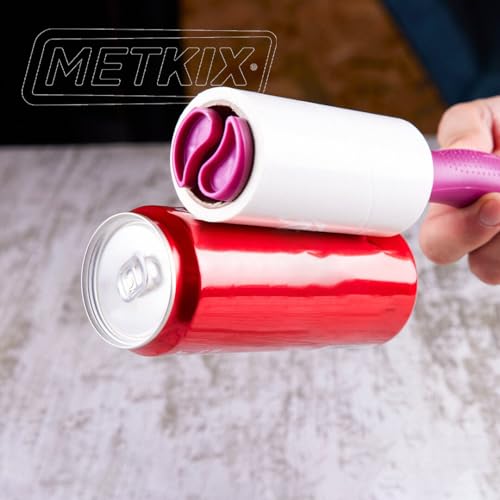 Refill for Metkix Lint Rollers 4 Pack (Total 400 Sheets) - size: 4 Refills (Total 400 Sheets)