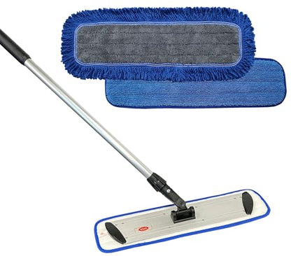 Ultimate Microfiber Mop Kit - Elevate Your Floor Cleaning Game! 48 Inch Kit Blue - size: 48 Inch