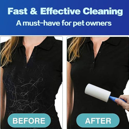 Extra Sticky Lint Roller Mega Value Set 900 Sheets for Pet Hair Removal and Clothes, Dog and Cat Lint Remover, 10 Pack - size: 10pack(900sheets)