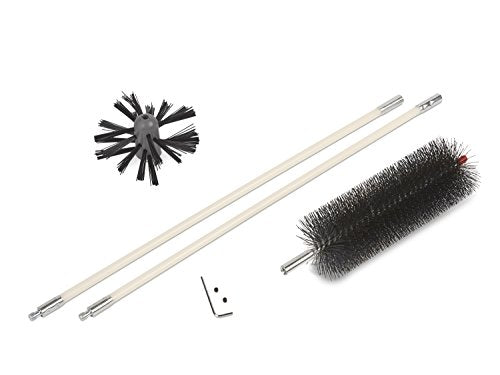 Gardus RJR601 LintEater Junior Rotary Dryer Vent Cleaning System, Removes Lint, Extends Up to 3 - style: 3' Screw-Connect Kit