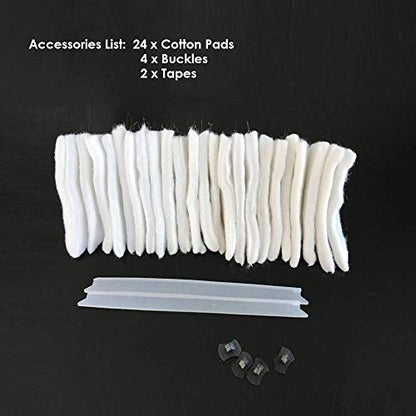 Replacement Accessories for MIFXIN Magnetic Double-Sided Window Cleaner Glass Wiper Double Glazed Windows 15-24mm Thickness Magnetic Cleaning Tool (Only Accessories)