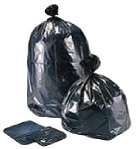 PLASTIC PRINCE 32 Gallon Trash Bags 3 Mil Contractor Bags 34 x 45 Heavy Duty Trash Bags Black 75 per Case