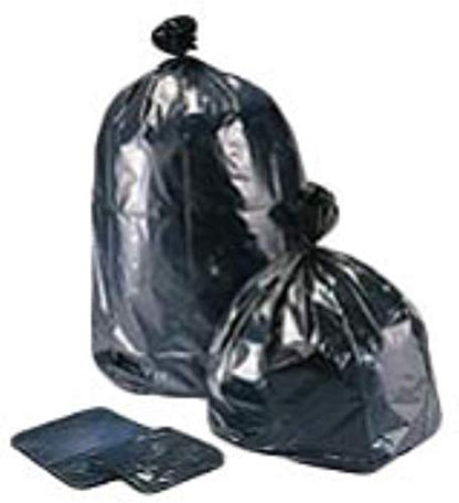 PLASTIC PRINCE 32 Gallon Trash Bags 3 Mil Contractor Bags 34 x 45 Heavy Duty Trash Bags Black 75 per Case