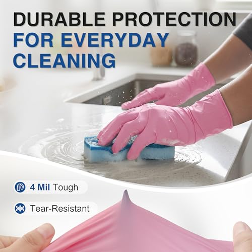 Schneider Medical Nitrile Exam Gloves, 4-mil Medical Gloves Disposable Latex Free, Powder Free, Food Safe Glove - size: Medium