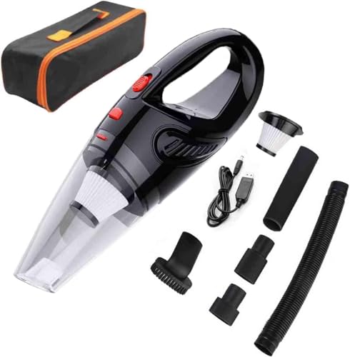 Oryzom Handheld Vacuum,Ultra-Powerful Cordless Handheld Vacuum, Portable Wet & Dry Cleaning, Fast Charging, Lightweight & Low Noise, Compact Vacuum for Car and Home Use