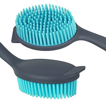 2-Pack Dish Brush with Handle, Kitchen Dish Scrubber Soft Dishwashing Brush for Cleaning Pots, Pan, Sink - size: Soft Brush