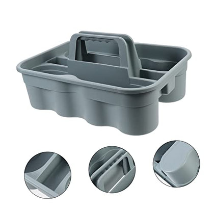 Cabilock Cleaning Tool Basket All-purpose Storage Holder for Home Commercial Use Organizing Cleaning Supplies Tools and Sundries Convenient Molded Handle for