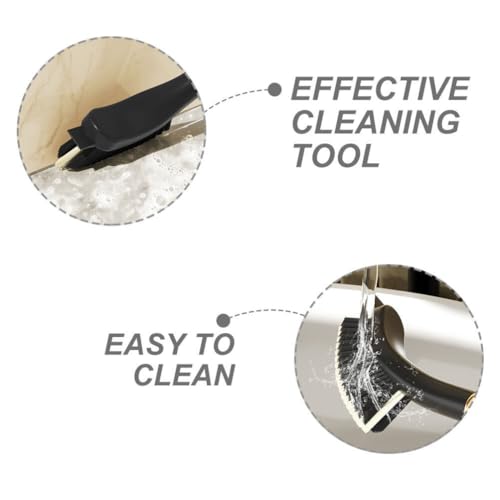 Kichvoe 2 Pack Crevice Cleaning Brush with Long Handle for Window Groove and Track Cleaning Multi-Function Scrub Brush for Kitchen Bathroom Sink and Stovetop