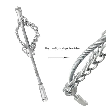 Flex-Shaft Sewer Descaling Chain, 16mm Drill-Powered Drain Cleaner, Hardened Steel Pipe Unclogger for Kitchen Sink, Bathtub, Toilet & Shower Drain, Reusable Pipeline Maintenance Tool