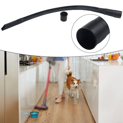Extended Reach Vacuum Cleaner Nozzle with Flexible Long Flat Design for Deep Cleaning of Narrow and Difficult to Access Areas