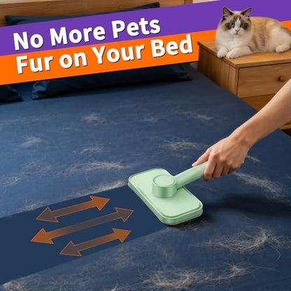 Pet Hair Remover – Reusable Lint Remover for Dog and Cat Hair, Pet Carpet Cleaner Electrostatic Lint Brush Magic Pet Hair Removal Tool for Couch, Clothes, Carpet,Rugs, Car, Bedding, Fabric Furniture - color: Color-6