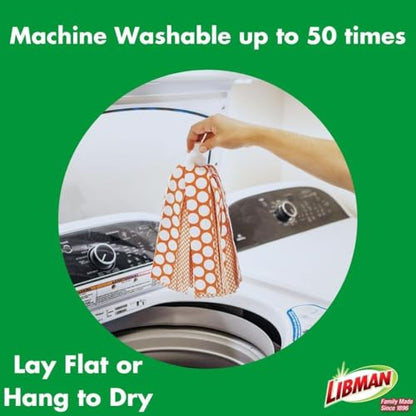 Libman Wonder Mop Head Replacement | Absorbent Microfiber | Self Wringing | Best Refill | Machine Washable | Multi-Surface Floor Mop | 3 Replacement Pads - style: Mop Head Replacement