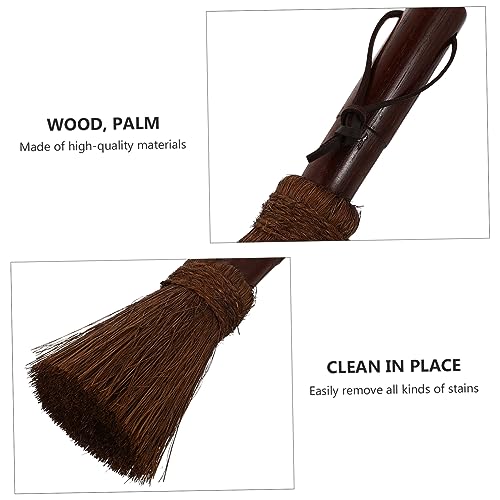 PartyKindom Palm Scrub Brush for Dishes Pots Pans Durable Cleaning Tool with Sturdy Bristles for Kitchen Sink Home Use Light Space-Saving Practical