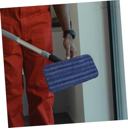 Beavorty Reusable Microfiber Mop Pads for Flat Mop Replacement Heads Versatile Washable Pads for Multi Surface Cleaning Dual Functionality for Wet Dry Use