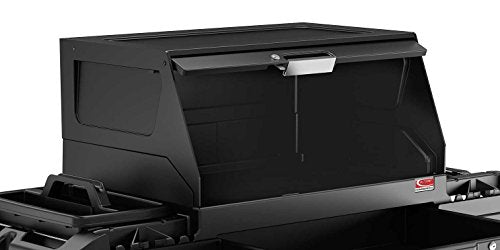Suncast Commercial Locking Hood for Housekeeping Carts, Secure and Durable Accessory for Securing Supplies, Easy Installation, Black - style: Locking Hood