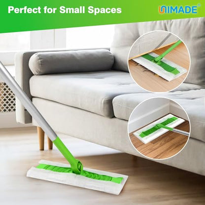 UNIMADE Dry Sweeping Cloths, 52 Count Mop Refill Compatible with Swiffer Sweeper - Disposable Duster Refills Mops for Cleaning Hardwood Floor Dust - size: 52 Count