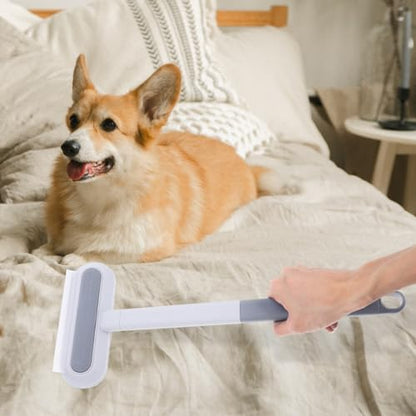 Carpet Rake for Pet Hair Removal, Cleaner Brush Reusable Pet Hair Removal Tool for Dog and Cat on Furniture Carpet and Clothing Portable Abs Grooming Brush