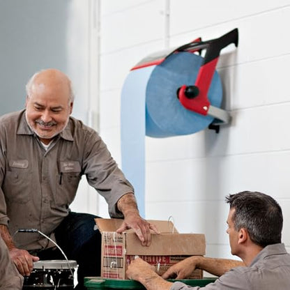 Tork Wall Mounted Giant Roll Wiper Dispenser Red W1, High Capacity, Performance Range, 6521281