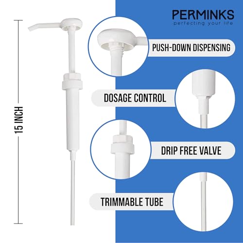 5 Gallon Pump Dispenser - Pump for 5 Gallon Bucket, Jug, Bottle, Large Container - Great for Shampoo & Conditioner, Laundry Detergent, Snow Cone Syrup, Bleach Liquid, Oil & More (Pack of 3) - size: 1 Count (Pack of 3)