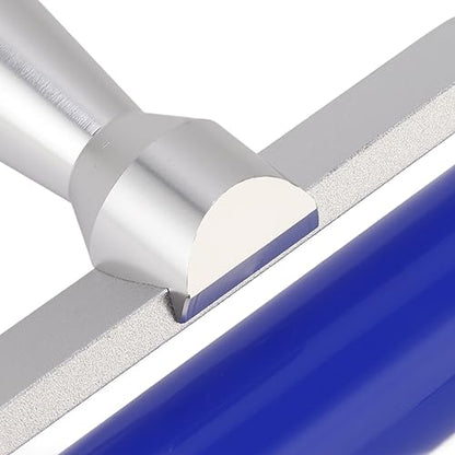 Dust Removal Roller Silicone Soft Aluminum Alloy Handle Iron Bearing Anti Static Roller for Film Dust Fibers Powder (8 Inch) - size: 8 Inch