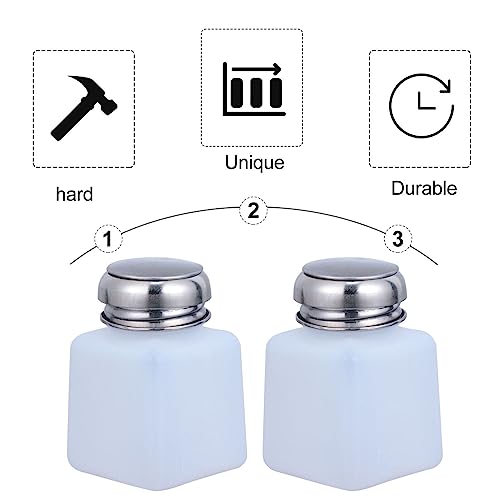 FOMIYES 3pcs Static Press Bottles Squeeze Wash Bottles for Alcohol Refillable Containers for Labs Industry and Daily Use