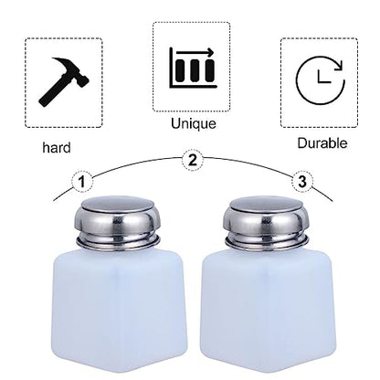FOMIYES 3pcs Static Press Bottles Squeeze Wash Bottles for Alcohol Refillable Containers for Labs Industry and Daily Use