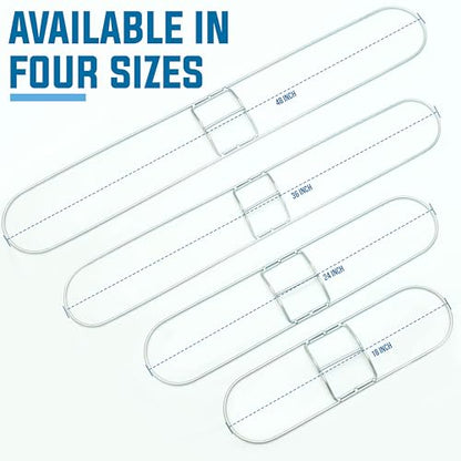 Kleen Handler 18 Inch Commercial Dust Mop Frame (12 Pack) - color: Steel Frame - 18 Inch, size: 12 Pack