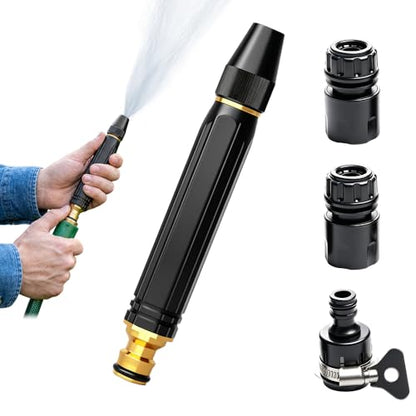 2026 New Heavy Duty Adjustable Twist Hose Nozzle Jet Nozzle, High Pressure Powerful Cleaning Spray Evenly, Jet Nozzle for Outdoor Cleaning, Watering Plants and Car Washing (Style-A) - color: Style-A