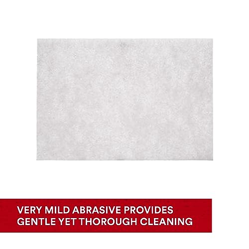 Scotch-Brite Light Cleansing Hand Pad 7445, 6 in x 9 in, Mild Abrasive Hand Sanding Pad, For Metal, Vinyl, Porcelain and Other Delicate Surfaces, Pack of 20