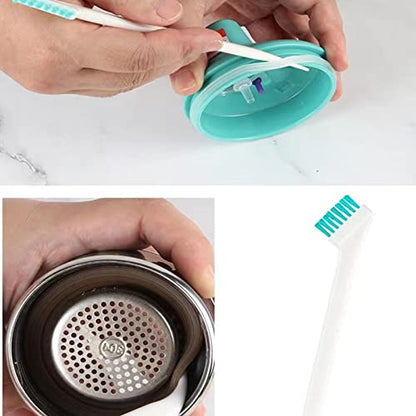 16 Pcs Crevice Gap Cleaning Brush Tool, 8 in 1 Detail Cleaner Brush for Bottle Cap Small Gap Brushes for Cleaning Window Groove Versatile Household Small Spaces Cleaning Brushes