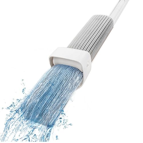 New Magic Mop, Professional Microfiber Mop Floor Cleaning System,Flat Mop with Stainless Steel Handle,Hardwood & Tile Household Cleaning Tools (Size : Mop) - size: Mop