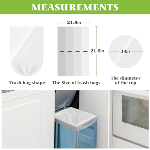 Teivio 5 Gallon 100 Counts Strong Trash Bags Garbage Bags, Bathroom Trash Can Bin Liners, Small Plastic Bags for Home Office Kitchen Kitchen, Clear - size: 1 Count (Pack of 100), style: 100pcs-5 Gallon-Clear