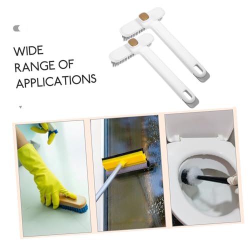 Zerodeko 2pcs Rotatable Gaps Cleaning Brushes for and Corners Ergonomic Groove Cleaner Tools Lightweight and Portable Crevice Brushes for Cleaning