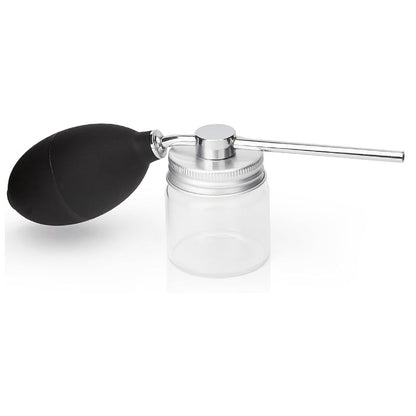Powder Spray Bottle Garden Duster Applicator, Durable Handheld Cleaning Spray Tool, Suitable Powder Sprayer for Dust Removal of Plant Leaves, Greenhouse Maintenance, Horticultural Care Silver