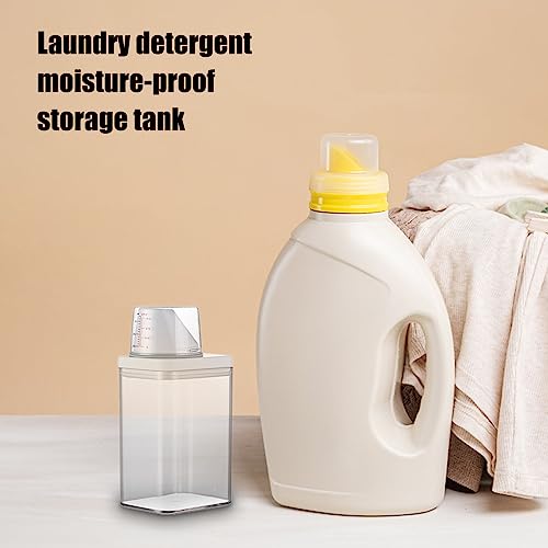 Multi-Purpose Liquid Dispenser - Spill-Proof Silicone Seal for Fabric Softener, Dish Soap & Laundry Storage (M) - color: M