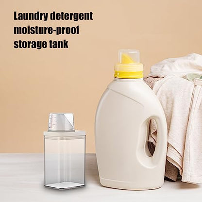 Multi-Purpose Liquid Dispenser - Spill-Proof Silicone Seal for Fabric Softener, Dish Soap & Laundry Storage (M) - color: M