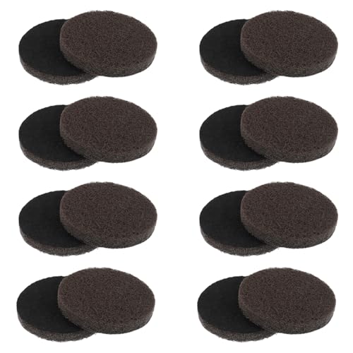 16pcs Performance Pads Power Scrubber Pads Set Electric Scrubber Replacement Scouring Pads fit for Dremel Versa Scouring Pads,Browm - size: Brown
